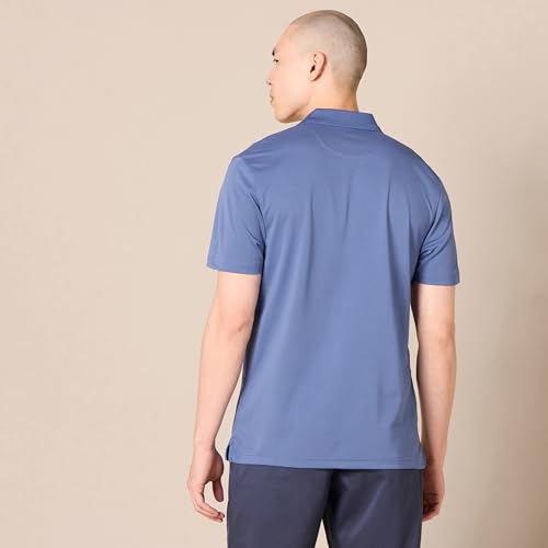 Image of Amazon Essentials Men's Moisture Wicking Golf Polo Shirt, Short Sleeve, Slim-Fit, Quick-Dry