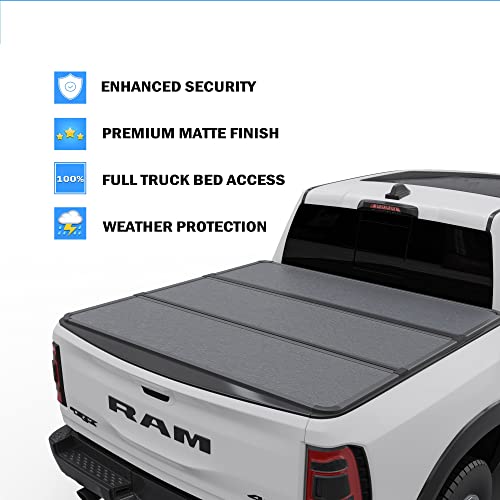 Toptiny HTF011 Fits 2009-2025 Dodge Ram 1500 5' 7 Inch Bed Without Ram Box thumb #2
