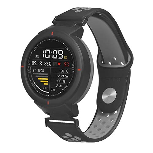 Pulseira de Substituição para Xiaomi Huami Amazfit Verge â€“ Estilo Esporte Silicone - Watch Band Al