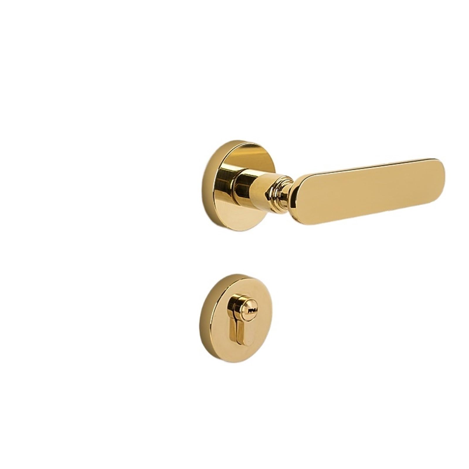 Serrure de porte intérieure anti-bruit pour chambre à coucher avec aimant moderne