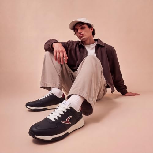 Image of YOHO Men's Sneakers Flo & Blazer | Stylish & Comfortable | Low Top, Lace Up Casual Shoes for Man /Gents