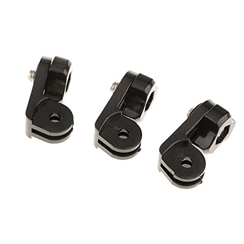 3 peças de adaptador de tripé de 6,35 mm para HD Hero 3 4 5 6