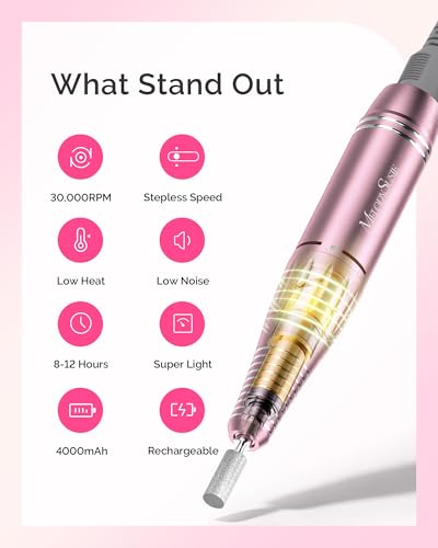Image of MelodySusie SC300F Cordless Nail Drill & P-Plus30F UV Lamp