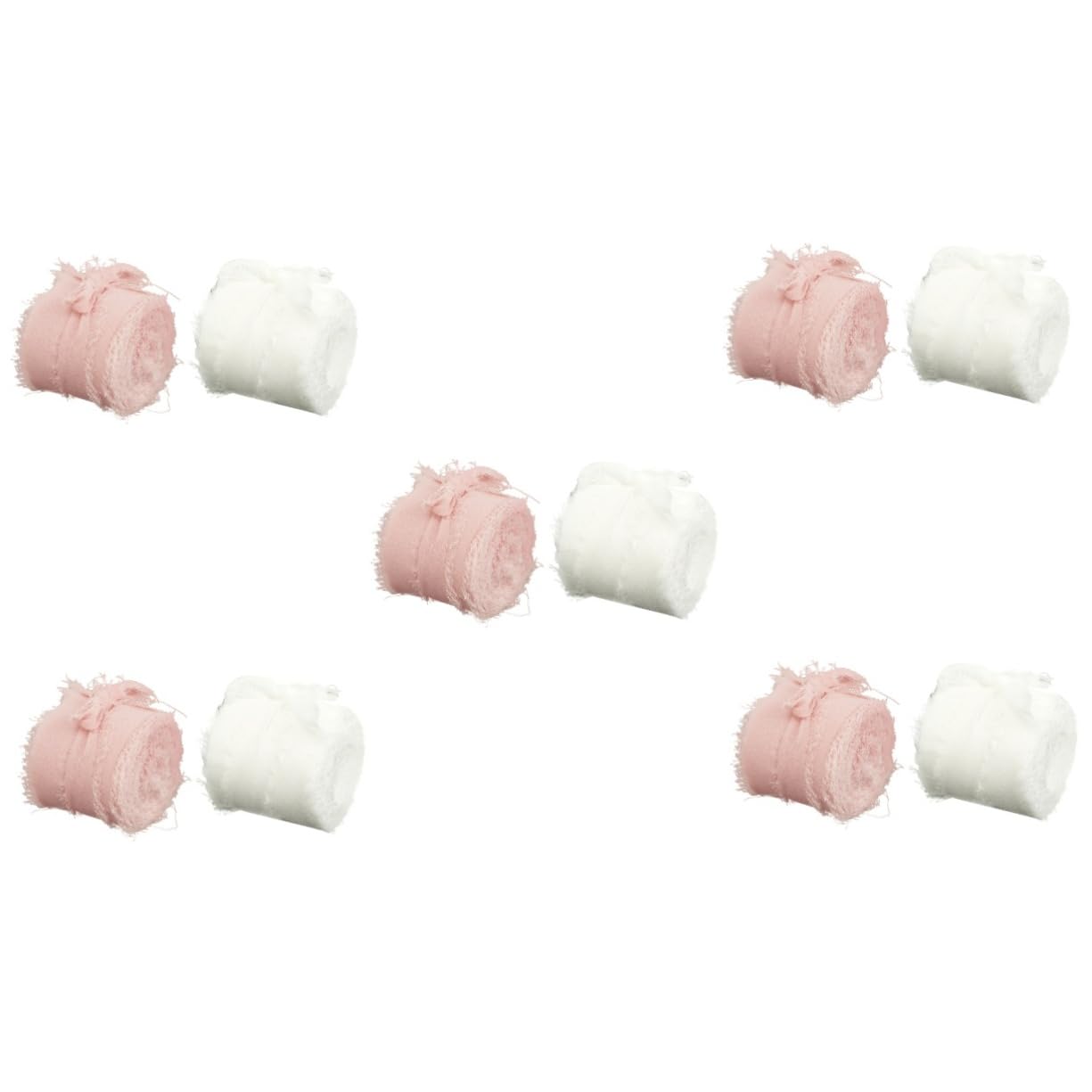 SHINEOFI 10rollen Dekorative Fransenbänder Vielseitige Ribbons Für Hochzeiten -projekte Und Haaraccessoires Yards Pro Leicht Und Tragbar Für Kreative Dekorationen
