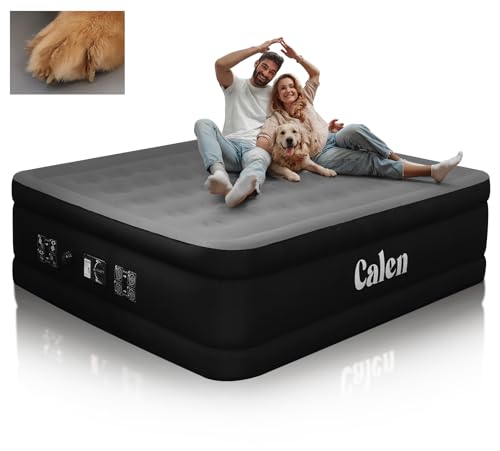 CALEN Air Mattress, Inflatable Mattress with Built-in Pump, Blow Up Mattress, Queen Inflatable...