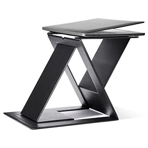MOFT Z Invisible Thin Sit-Stand Desk, Portable, Ajustable Sit-Stand Angles, Compatible with Most Laptops (Black) Cover