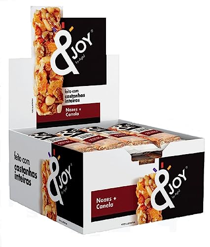 03 Cx Barra Mixed Nuts &joy Agtal Cereal Amendoas Nozes e Canela (36 X30g)