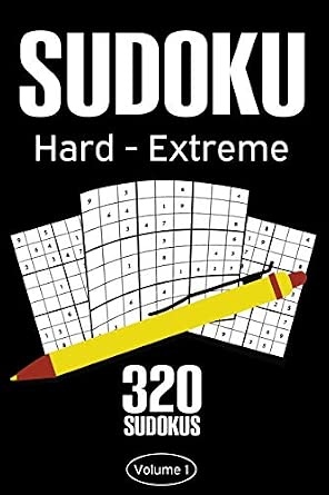 Sudoku Hard Extreme Puzzle Book