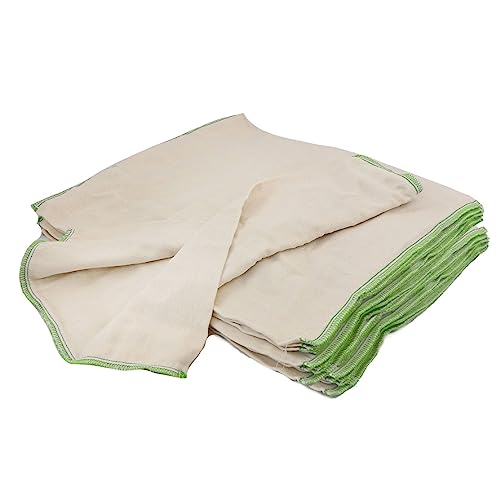 avo + cado Biobaumwolle Prefolds Gr. 2 - Inhalt: 10 Stück - passen in One Size-Überhosen für Stoffwindeln - 100% ungebleichte Öko-Tex Baumwolle