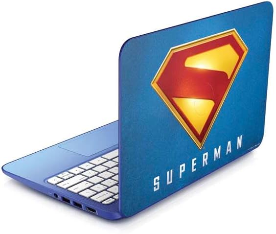 Skinit Decal Laptop Skin Compatible with Stream 11-d010nr 11.6in - Officially Licensed DC Comics Superman Official Logo Design