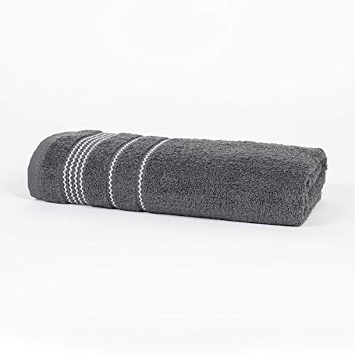 Toalha Home Design Chevron Santista - Rosto - Chumbo