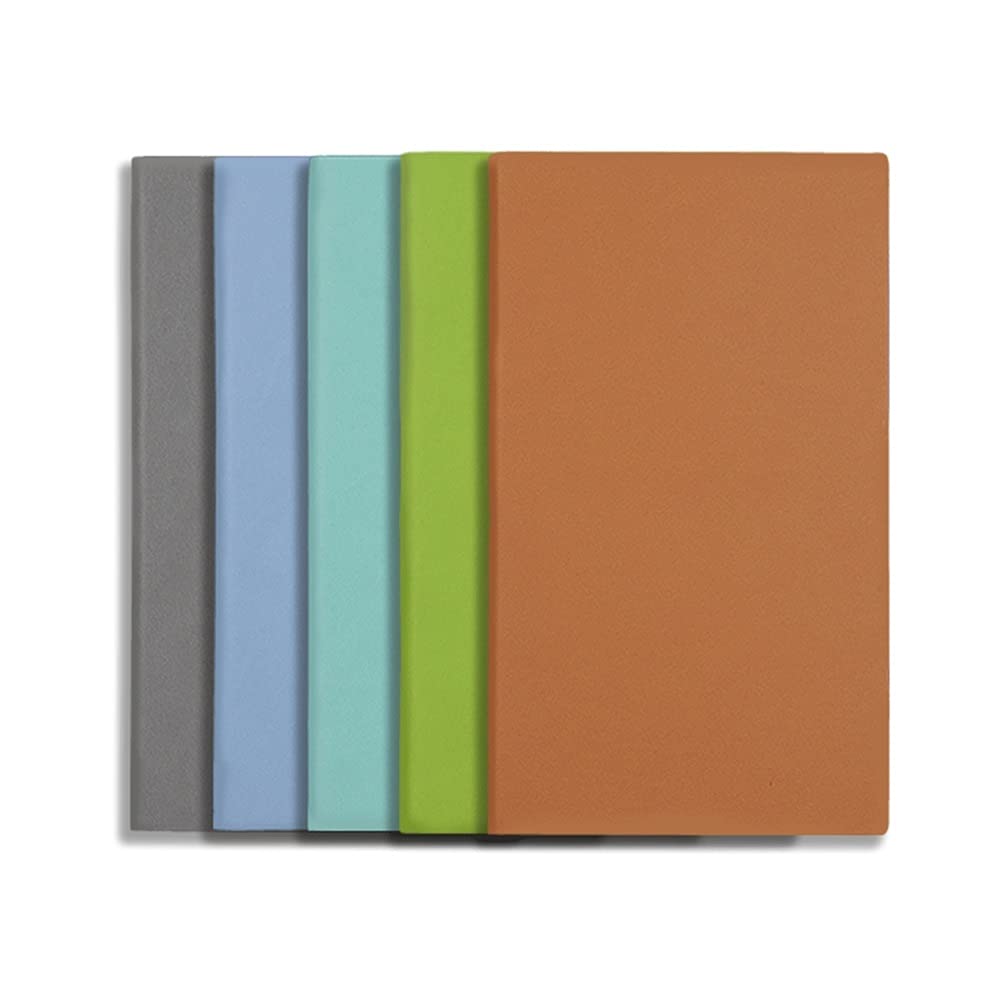 Journal carnet Journal Classic Horizontal Line Soft Cuir Notebook 5 Packs Diary Simple Convient aux étudiants à Faire des Plans Affaires de Bureau d'école (Color : A, Taille : A6)