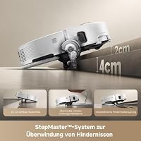 MOVA V50 Ultra Set Saugroboter, 24.000 Pa Saugkraft Weiß – Ansicht 3