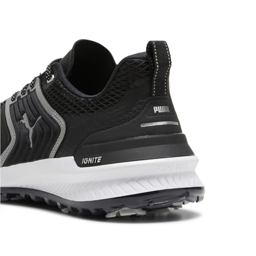 PUMA Homme Ignite Innovate Golf Shoe, Black White, 39 EU