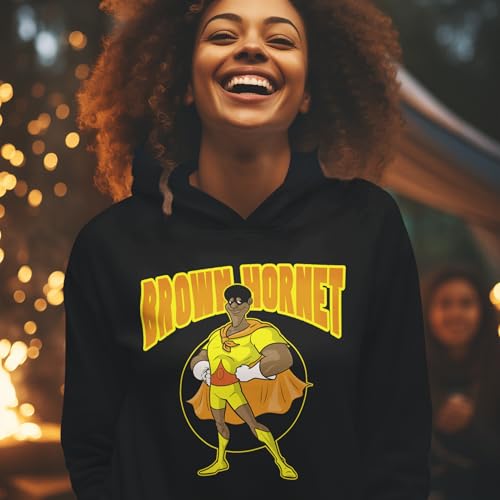 TOP KOALA TEE The Brown Hornet Hoodie Fat Albert Cartoon Hero Blended Cotton Premium Pullover Ultra Soft & Durable2