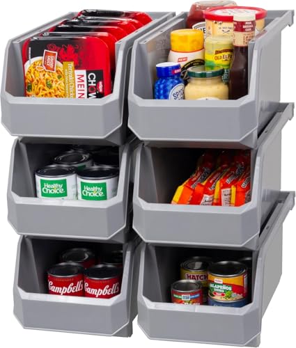 ReadySpace Plastic Containers for Organizing and Storage Bins for Closet,