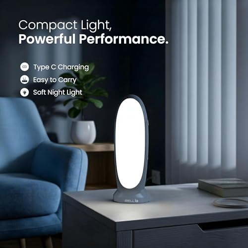 Image of IBELL EL8467SL Rechargeable Torch, Emergency Light, LED with 3 Light Modes, Type C Charging, Light Weight, Super Bright, Portable Flashlight (Grey)