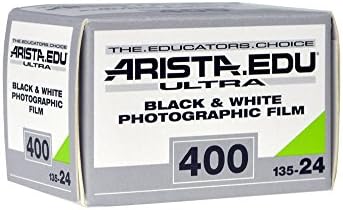 Arista EDU Ultra 400 ISO Black & White Photographic Film, 35mm, 24 exposure