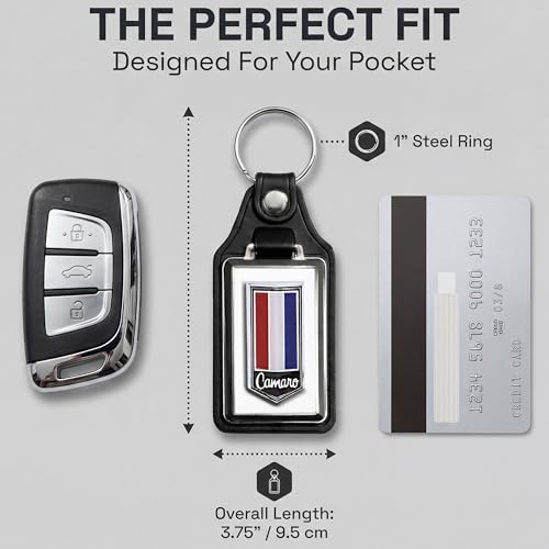 Image of Brotherhood Car Key Chain for Camaro - Classic Models Keychain for Men and Women Gift Key Ring - -