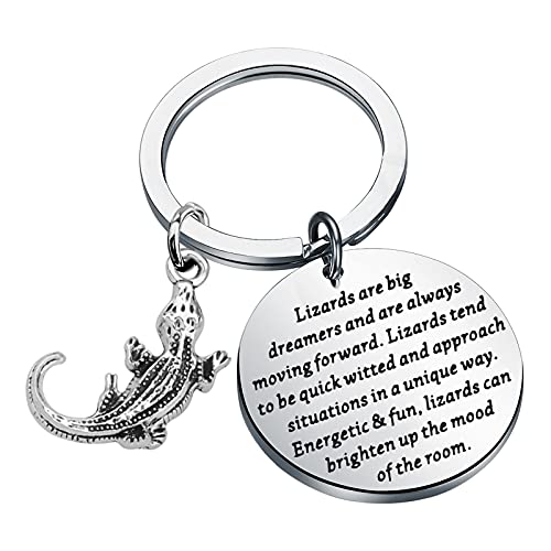 bobauna Lizard Keychain Bearded Dragon Jewelry ...