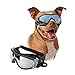 PETLESO Dog Goggles - Large Dog Sunglasses UV Protection Waterproof Windproof with Adjustable Strap Pet Goggles for Medium to Large Dog, Black