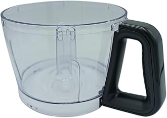 Moulinex Transparent Plastic 1.5L Food Processor Bowl Container Robot Double Force Compatible with FP8221, FP824H, FP826H, FP828H