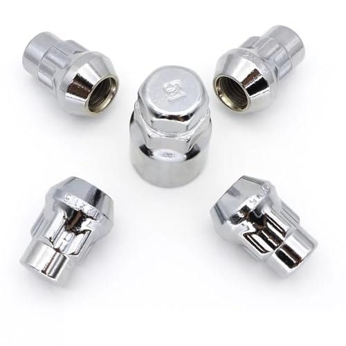 4 Tuercas de rueda para coche M12x1.5 con rosca de precisión para bujes de Ford 2