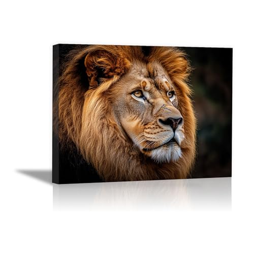 Décoration murale d'intérieur lion 60x90cm résout le vide de vos pièces