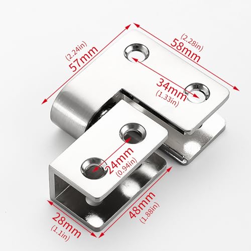 Fixation rapide charnière de portail et kit de toilettes robuste - 4