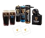 Guinness Ultimate Bundle Gift Set | Guinness Nitrosurge Device | 6 Cans: 2x Guinness Draught, 2x Guinness 0.0, 2x Guinness Nitrosurge | Guinness Pint Glass: 1x Original & 1x 0.0 |