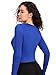 COZYFIT Scrub Undershirts Long Sleeve Women - Underscrub Comfort Tee with Soft Stretch Fabric, Royal Blue, XL