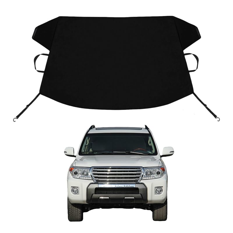 Image of Wrangler /Rubicon /Gladiator JK JKU JL JLU Custom Windshield Cover for Ice and Snow for JE-EP Windshield Snow Cover 600D Shade Blocks Winter Frost Hail Protector Car Accessories