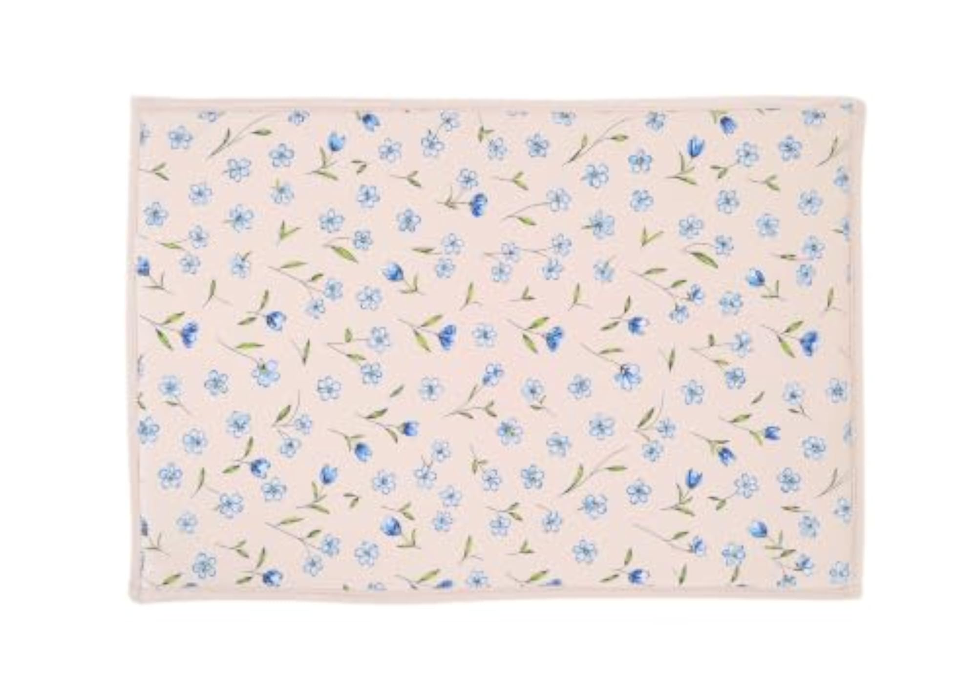 Digital Printed Velvet Bath Mat & Door Mat Combo