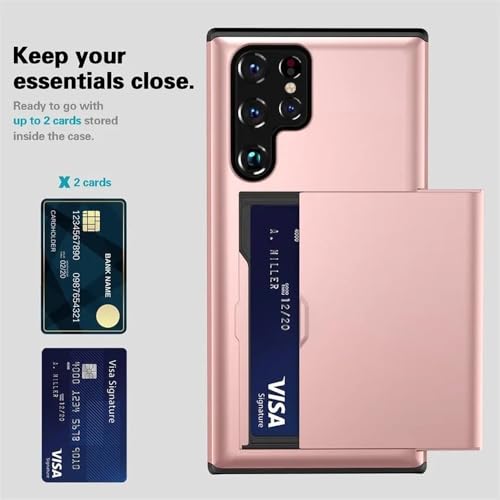 Coque Samsung S24 Ultra et A55 protégeant des chutes avec rangement cartes - 2