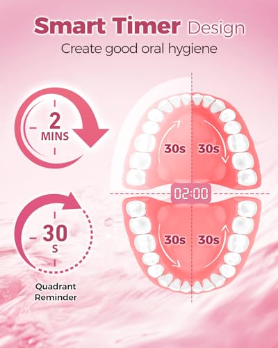 Cepillo de dientes eléctrico giratorio para una higiene bucal completa con recambios 7