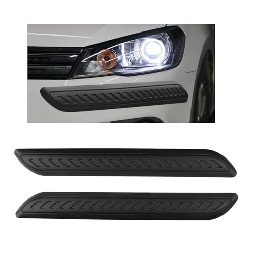 2PCS Car Bumper Guard Strip,Durable PVC Car Bumper Protector Strip for Collision & Scratch Reduction,Universal Cars Rear Bumpers Protector Guard Cars Accessories Exterior