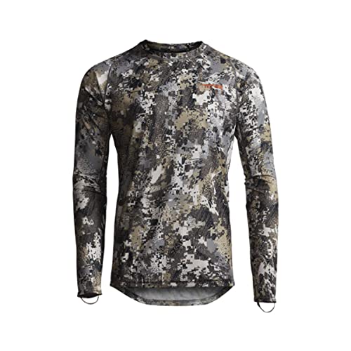 SITKA Gear New for 2019 CORE Lightweight Crew - LS Optifade Elevated II X Large