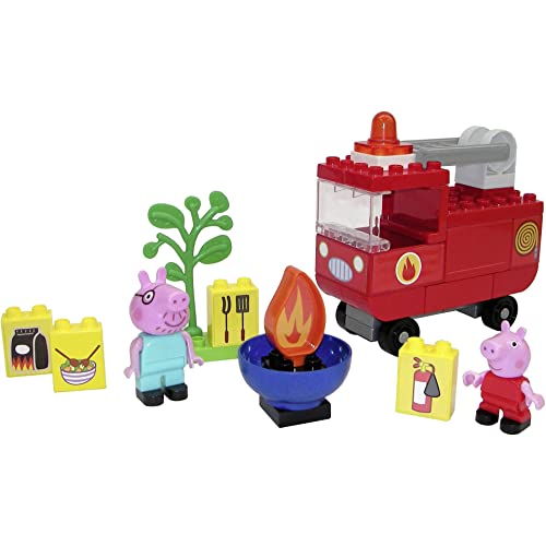 BIG-Bloxx Peppa Pig Feuerwehrauto - Peppa´s Feuerwehr, Construction Set,...
