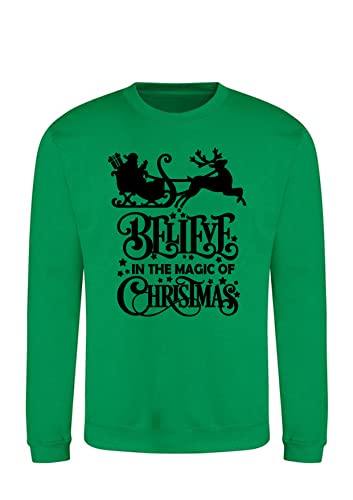 Sweat-shirt vert émeraude de Noël Edward Sinclair pour vos soirées au coin du feu
