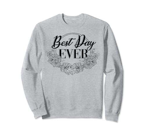 Sweatshirt Disney Tangled Bridal Best Day Ever : vêtement mariage floral et mode