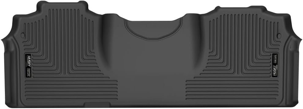 Husky Liners Weatherbeater Floor Mats | Fits 2019-2026 Dodge Ram 2500 & 3500 Mega Cab Only | 2nd Row, 1-pc Black - 14071