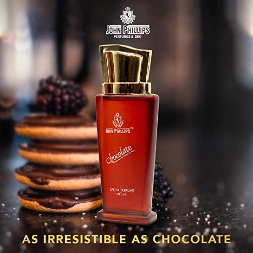Image of John Phillips Chocolate & X-X Zone 60 ml + 60 ml Eau De French Perfume - Unisex Perfume For Men & Women