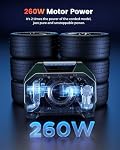 ETENWOLF Vortex S7 Gonfleur de pneus pour véhicule lourd, portable Air Compresseur pour pneus de voiture avec 160PSI & 38400 mAh Batterie sans fil Air Pompe avec 100% Cycle des droits & Cylindre double (vert vif)
