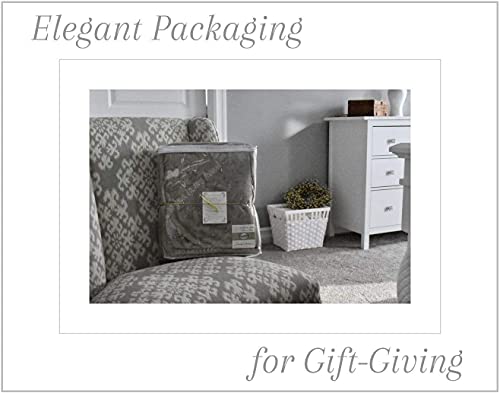 Luxurious Sympathy Blanket For Loss Of Loved One, Memorial Gift To Send For Funeral, Embroidered Plush Throw With Condolences Card #TOP6