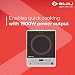Bajaj Majesty Icx Pearl 1900W Induction Cooktop With Pan Sensor And Voltage...