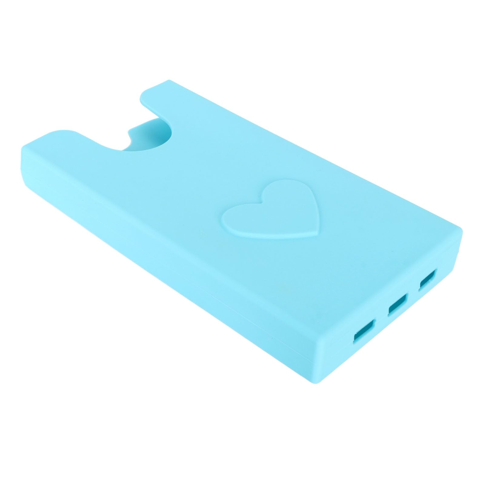 Uchwyt na telefon do torby plażowej | Bezpieczna wkładka silikonowa do toreb Bogg i podobnych | Etui na telefon Portfel Akcesoria | Trzymaj telefon bezpieczny/poręczny / (Lake Blue)
