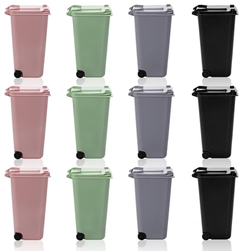 Canecas de basura de escritorio mini pack 12 unidades