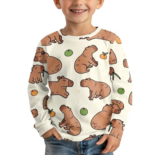 Dolyues Girls Boys Basic Long Sleeve Tee Long Sleeve Boys Girls Kids & Toddler T-Shirt Variety of Colors (3-16 Years)4