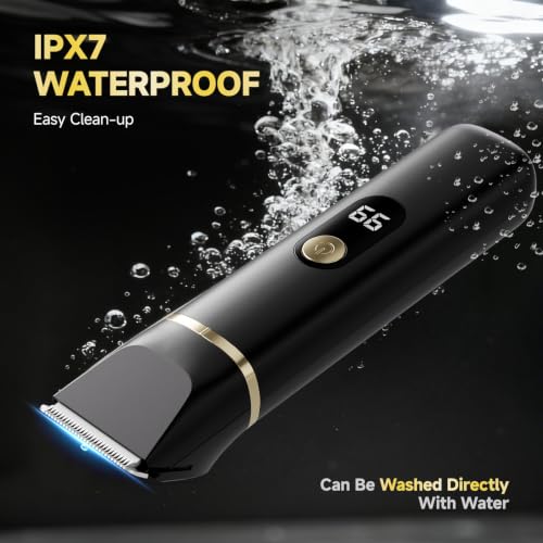 Image of Beard Trimmer for Men, Electric Razor & Nose Hair Trimmer - IPX7 Waterproof All-in-One Body Grooming Kit for Wet /Dry Use on Beard, Chest, Legs & More