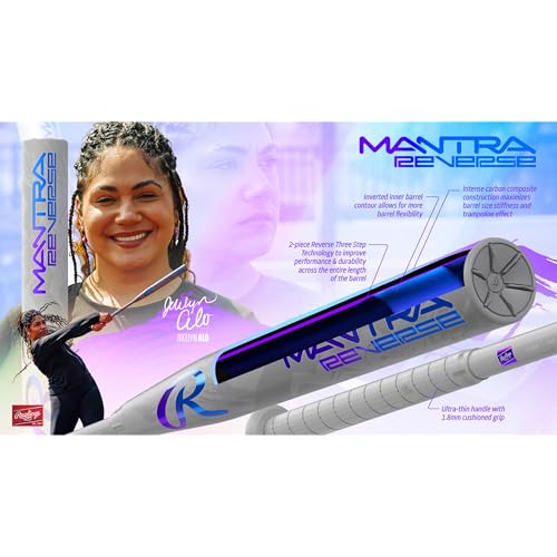 Rawlings | Mantra Reverse Fastpitch Softball Bat | 31 Inch | -10 - image 3
